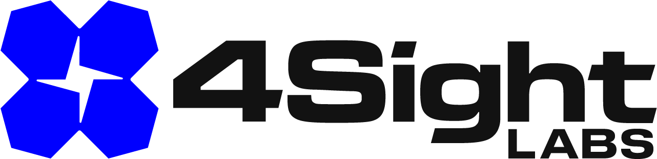 4Sight Labs Logo Blue and Black